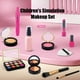 thumbnail image 4 of Set de maquillaje de imitación para niñas | Kit de cosméticos con sombra de ojos, brillo de labios y pinceles | Juego de maquillaje de plástico lavable para niñas., 4 of 5