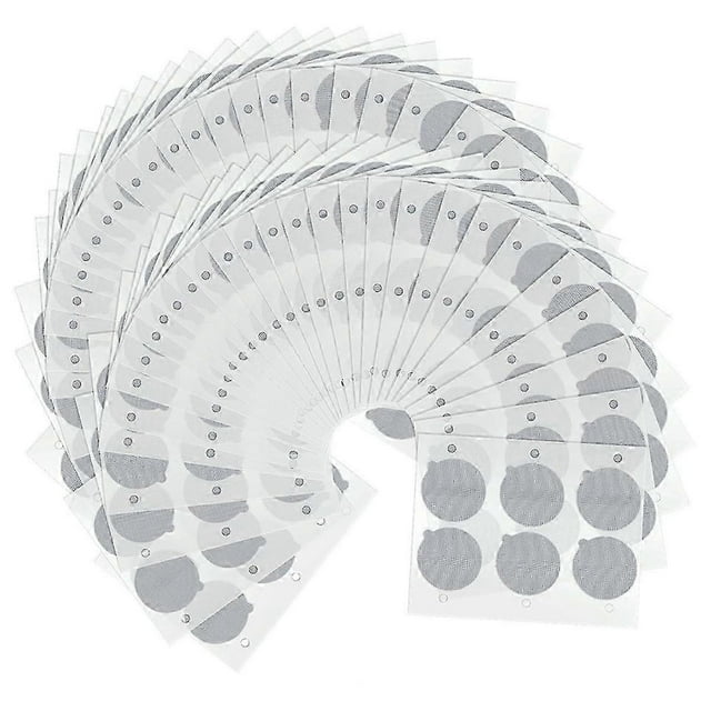 204 Pcs Self-Adhesive Aluminum Foil Lid Sealing Stickers for Filling Disposable Empty Coffee Capsule Reusable Lid 37mm
