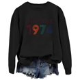 thumbnail image 4 of Womens Sweatshirt 2026 Spring Casual Crewneck Loose Pullover Vintage 1974 Print Long Sleeve Fall Basic Tunic Tops, 4 of 4