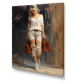 thumbnail image 2 of Designart "The Stylishly Distressed Fashion Enthusiast" Fashion Canvas Wall Art, 2 of 7