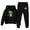 a-Black11, variant on FINALGANG Valentine's Day Boys Kids Dinosaur Prints Tracksuit Long Sleeve Loose Fit Hoodie Elastic Waisted Sweatpants For Casual Daily Wear Trendy Outfit
