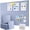 Soft Periwinkle, variant on 48" x 36" Large Cork Bulletin Board Tiles, Peel and Stick Felt Wall Panels for Vision, Message Center, Picture and Prayer Board for Office, Dorm, Room and Desk Decor(Sage Green)