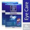 (2 pack) Clear Care Plus Cleaning Solution w/ HydraGlyde Twin Pack, 4 Total 12 fl oz. Bottles