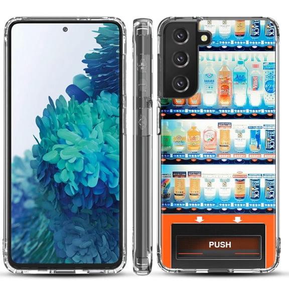 Shockproof Hybrid Bumper Phone Case for Samsung galaxy S21  5G / S21 Plus 5G, by OneToughShield ® - Vending Machine