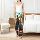 thumbnail image 4 of Fotbe Maple Meditating Bear Pantalones de Pijama para Mujer, Pantalones de Dormir, Pantalones Pj con Cordón y Bolsillos-X-Large, 4 of 6