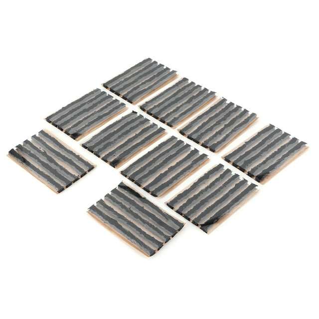 50pcs 100x6mm Tire Repair Plug Tubeless Tyre Rubber Sealing Strip Puncture Repairing Tool For Car Motorcycle Tire Repair Plugs For Various Tubeless Tires