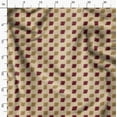 thumbnail image 3 of Soimoi Poly Canvas Beige Fabric By the Yard - 56 Inch Wide - Square Geometric Material - Artistic and Modern Patterns for Various Uses Printed Fabric, 3 of 6