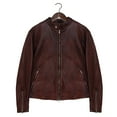 thumbnail image 3 of Pure Leather Moto Racer Lambskin Motorcycle Jacket for Men, 3 of 7