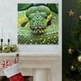 thumbnail image 5 of Green Python Pointillism - Canvas, 5 of 10