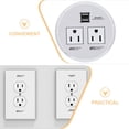 thumbnail image 6 of Hytrove Safety Reminder Stickers for Outlets, Black PVC, 2 Sheets, Electrical Safety Labels for Home and Office, 6 of 8
