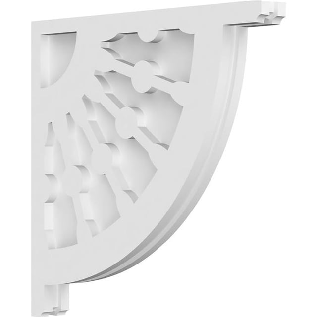 Ekena Millwork CORP01X16X16CW Corbeille de Roue de Wagon Classique - 16 x 1.87 x 16 Po.
