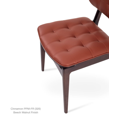 thumbnail image 2 of VALENCIA DINING CHAIR - PPM-FR CINNAMON (320) AMERICAN PLYWOOD WALNUT VENEER BACK - BEECH WOOD WALNUT FINISH LEGS, 2 of 5