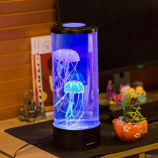Colorful Adjustable Simulation Jellyfish Lamp Hotel Living Bedroom