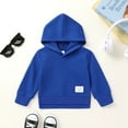 thumbnail image 2 of Younger Tree Toddler Baby Hooded Sweatshirt Girl Boy Winter Long Sleeve Pullover Blouse Top Clothes for 2-3T, 2 of 9