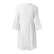 thumbnail image 5 of Vestido de encaje con cuello en V y manga 3/4 para mujer: manga acampanada hueca, corte en A, bolsillos, prenda elegante para todas las estaciones (tallas S-XXL), 5 of 5
