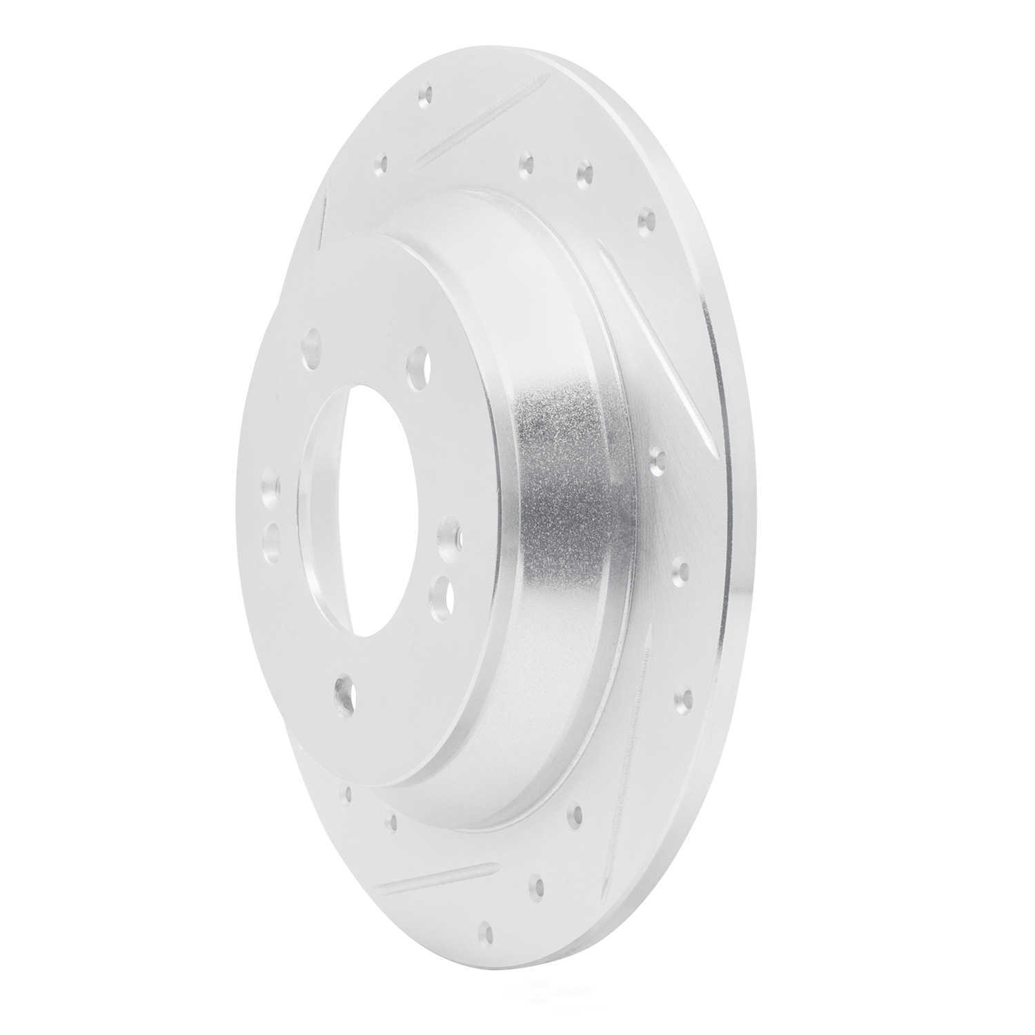 Dynamic Friction Company 631-03059L DFC Brake Rotor - Drilled And Slotted - Silver