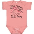 thumbnail image 3 of Inktastic I Have Small Hands, but My Papas Wrapped Around My Little Finger Boys or Girls Baby Bodysuit, 3 of 5