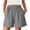 #550-Gray, variant on Women's Straight Leg Casual Pants Elastic Waist Side Drawstring Pocket Loose Breathable Trousers Summer Daily Fashion Bottom
