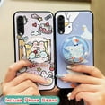 thumbnail image 2 of LYM-Phone Case For LG Velvet 4G/5G, Back Cover Fashion Design Cartoon TPU Soft Case Glitter Anti-knock Protective Dirt-resistant Rotatable stand Skin feel silicone Simplicity Kickstand, 2 of 9