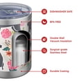 thumbnail image 4 of 12oz Tumblers Boston Terrier Dog with Flower Vacuum Insulated Stainless Steel Travel Tumbler Cups Mug with Lid and Straw for Beer,Coffee,Beverages with Cleaning Brush for Cold & Hot Drinks, 4 of 5