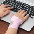 thumbnail image 5 of 2 Pack Ultra Thin Wrist Brace with Thumb Support – Compression Band for Carpal Tunnel, Arthritis & Tendonitis Pain Relief, Black, 5 of 7