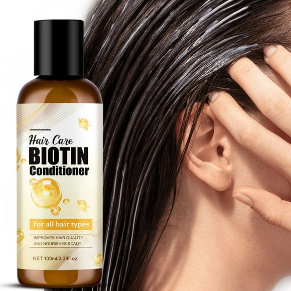 Moisturizing And Strengthening Conditioner Sulfate-Frees Natural With Biotin For Hair Care Hydration Frizz Control And Color Protection 100ml