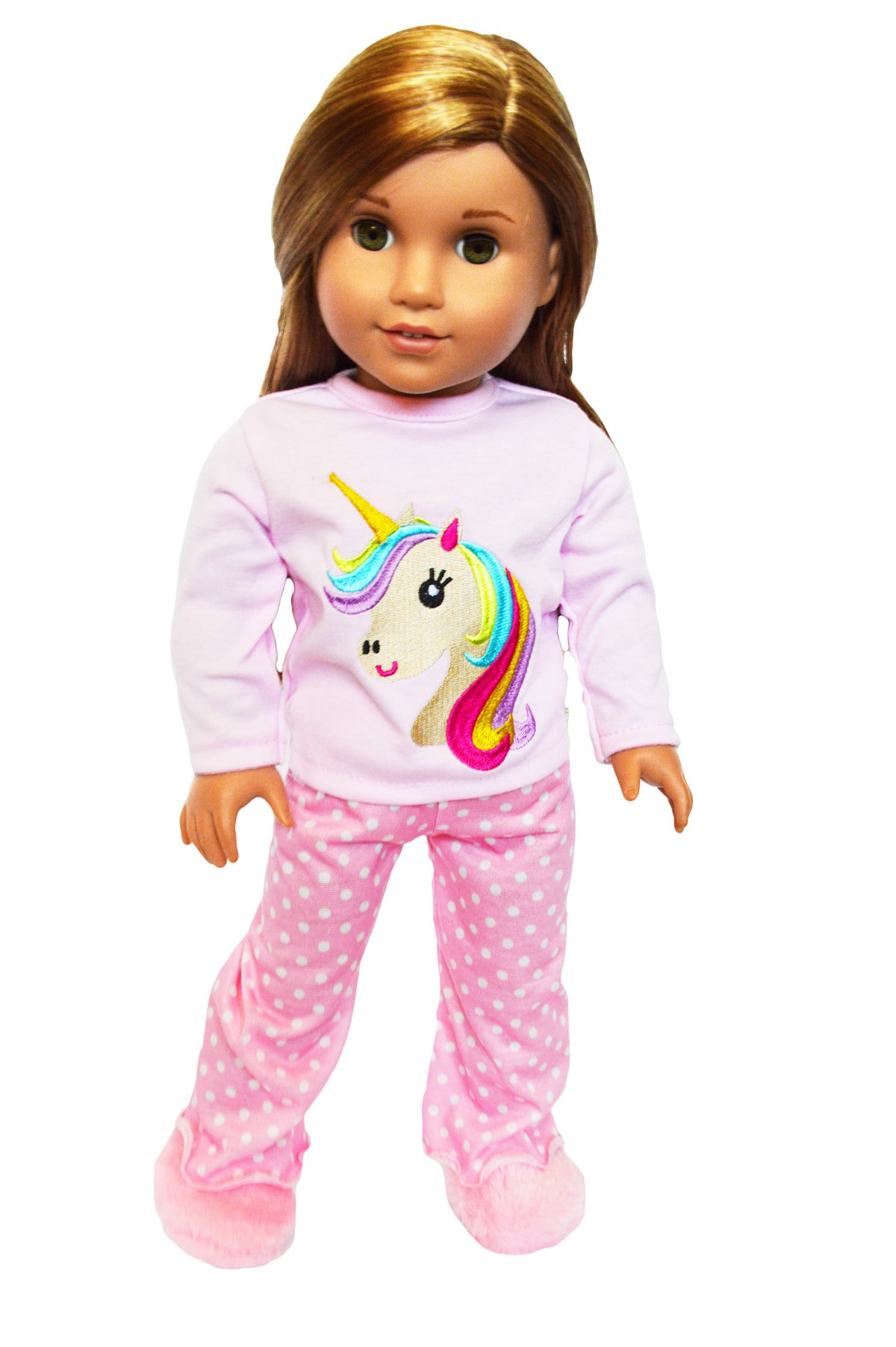 Unicorn Pajamas for American Girl Dolls Clothes 18 Inch Doll Clothes 
