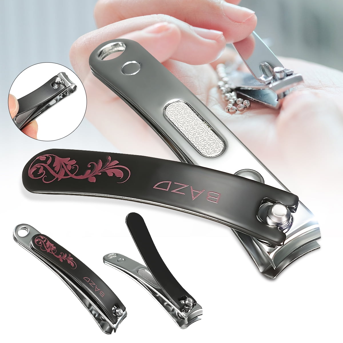 High Quality Nail Clipper Set For Men & Women Stainless Steel Fingernail & Toenail Clipper