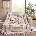 thumbnail image 2 of LHSHID to My Mom Blanket Mom Gifts from Daughter and Son Mom Birthday Gift Gifts for Mom Throw Blankets Gifts for Mother''s Day Best Mom Ever Flannel Bedding Blanket Soft Throw Blanket 60x80in, 2 of 6