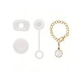 thumbnail image 1 of 1 Set 4pcs 40oz Silicone Anti-Spill Lid And Letter Shaped Cup Decor Hanging Pendants, Cup Accessories, Gift, 1 of 4