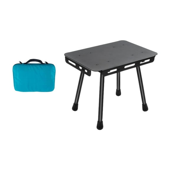 colaxi Rattle Holder Camping Table Beach Table with Carrying Pocket Heavy Truck Small Chair Portable Stool for Back Yard Terrace Bbq Yard Bag