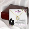 thumbnail image 3 of To Our Daughter - It's Your Wedding Day, Gift For Daughter On Wedding Day From Mother, Wedding Necklace Gift To Daughter Gifts - Forever Love Necklace - White Gold or Yellow Gold - Gift Box, 3 of 5