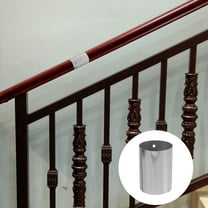 WHAMVOX 2pcs Handrail End Cover Railing End Cap Metal Stair End Handrail Caps Handrail End Accessory Handrail Sealing Cap Handrail Fixing Accessories