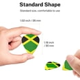 thumbnail image 4 of 6 Pack Guitar Picks Plectrums Jamaican Flag Guitar Pick Guitar Picks for Women Men Beginner Guitar Palyers, 4 of 7