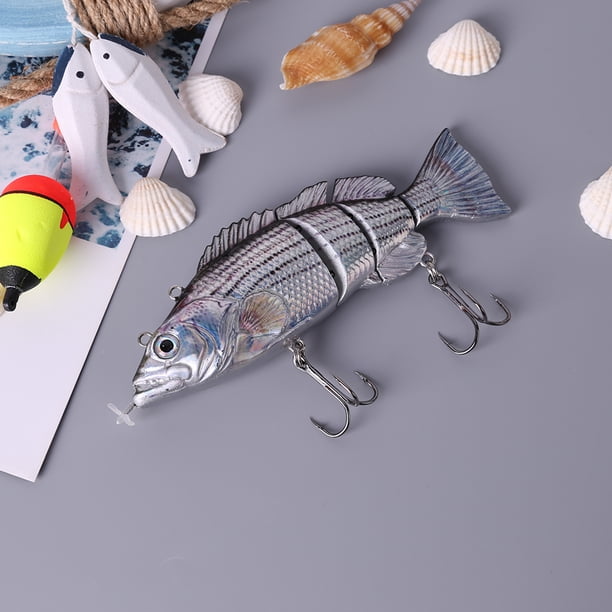 Señuelos de pesca robóticos Swimbaits automáticos multiarticulados electrónicos (bronceado) Ndcxsfigh Nuevos Originales