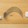 thumbnail image 4 of UPOUART 8Ud Cable Para Altavoces Negro Con Conector 2.5mm Mono Para Uso Doméstico Y Exterior, 4 of 8