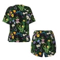 thumbnail image 5 of Lsque Chamomile Women's Short-Sleeved Pajama Set - 2 Piece Soft and Lightweight Sleepwear Set-Medium, 5 of 9
