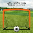 thumbnail image 4 of Portería de fútbol portátil para niños de 4' x 3' Portería de fútbol emergente, 4 of 7