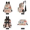 thumbnail image 4 of FORMRS Mini Backpack Purse for Women Quilted Travel Daypack Casual Shoulder Bag, Blue Starfish, 4 of 7