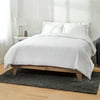 Regency 300 Thread Count Long Staple Cotton Solid 3 Piece Duvet Cover | 1 Duvet Cover + 2 Pillow Shams