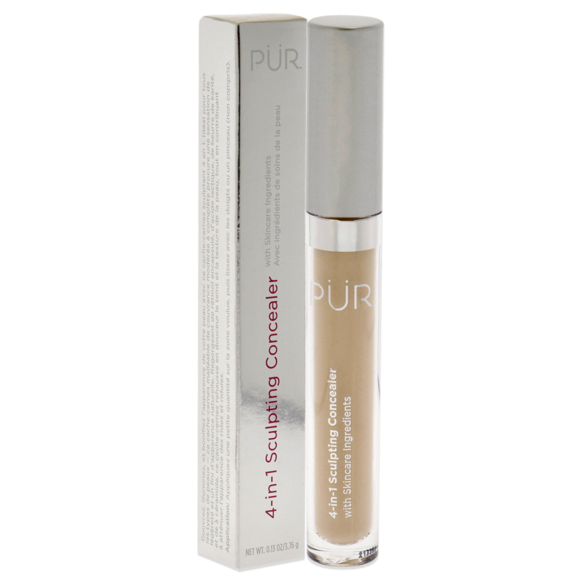 Pur 4-in-1 Sculpting Under Eye Concealer Brightening and Hydrating Makeup, Ivory LN2, 0.13 fl oz
