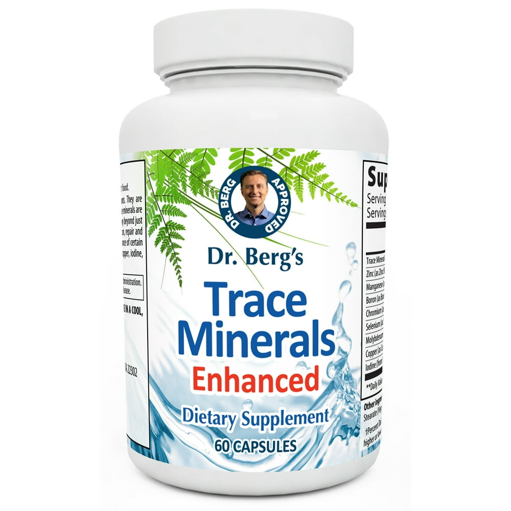 Dr. Berg's Trace Minerals Enhanced Complex 60 Capsules
