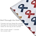 thumbnail image 4 of Door Curtain 34x56in Two Pieces Of Uniform Is Not Easy To Wrinkle The Room Shade And Dustproof For The Wall On The Door Or Window Cancer Awareness Ribbon Pattern - Metallic Elegance (1), 4 of 5