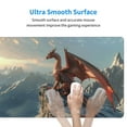 thumbnail image 4 of Xecao Red Dragon Mountain Sunrise for Waterproof Mouse Pad - Extended Contour Mouse Mat, Large Gaming Mousepad Laptop Keyboard Mat with Non-Slip Rubber Base, 4 of 8