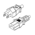 thumbnail image 1 of North American CSA Powercord - 3 Pieds, BK, 1 of 1