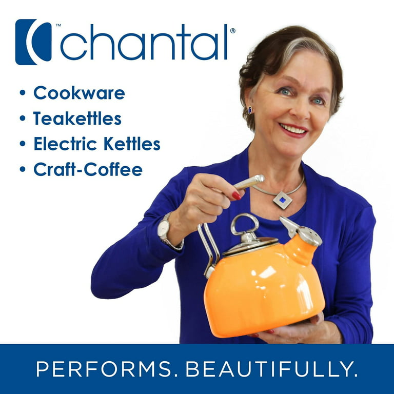 Chantal Enameled Cast Iron Cookware, 4 PC Set, Sea Blue