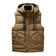 thumbnail image 2 of YueHuiYing Men's Winter Jacket Warm Puffy Vests Outdoor Sleeveless Lightweight Windproof & Warm Zipper Vest, 2 of 3