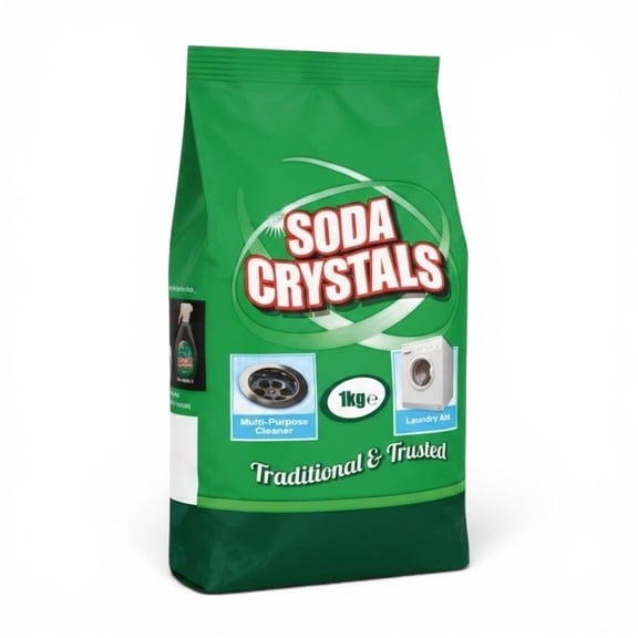 Soda Crystals Multi-Purpose Cleaner and Laundry Aid, 1 kg, 1 Pack