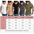 thumbnail image 2 of T-Shirt à Manches Courtes pour Hommes Fashion, Sweat à Capuche Décontracté, T-Shirt d'Été, Haut M-2TG, 2 of 5