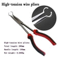 thumbnail image 2 of Pinces à Fil d'Acier Haute Tension pour Automobile avec Embout Rond - Outil de Préhension pour Retrait de Fil de Bougie d'Allumage, Câblage Électrique et Soudure en Réparation Auto - Durable, Ergonomique, Design Compact, 2 of 6